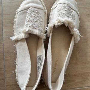 Women's Cream Espadrilles